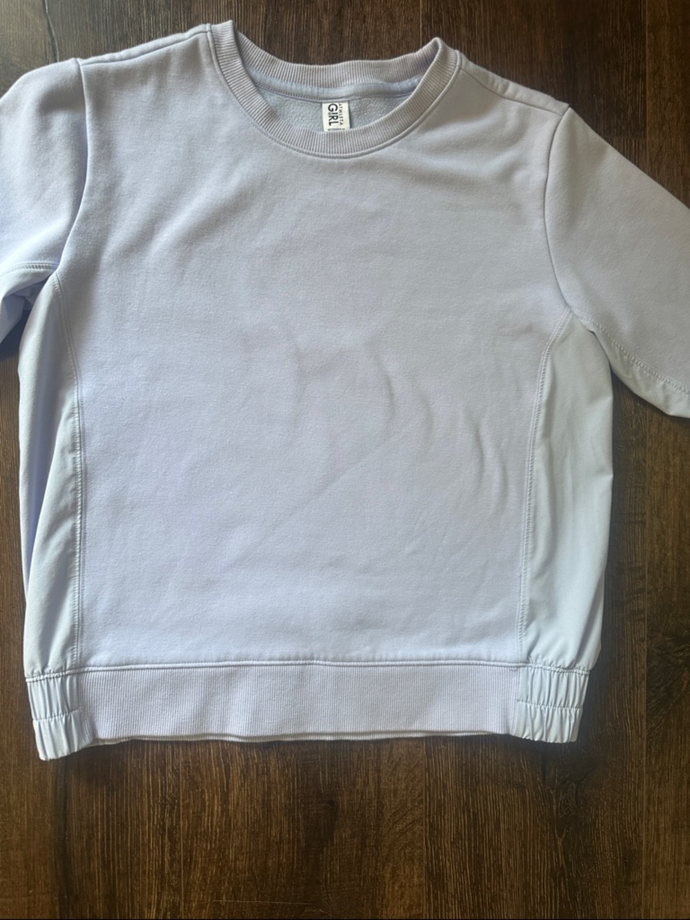 Athleta Girl Light Lilac Crew Sweatshirt